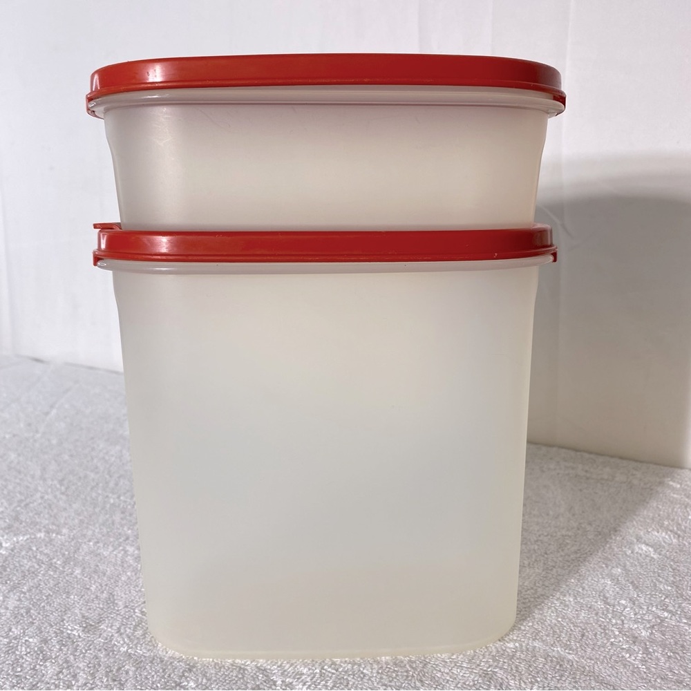 Tupperware Modular Mates Set with Red Lids 8pc - Picture 2 of 16